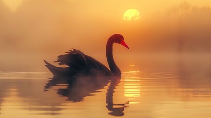 Fototapeta premium blackbirdsbackground, swimingwaterbirdsbackground, happydancebirdsbackground