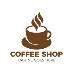 Coffee Shop Logo Design Vector template. eps