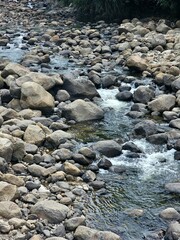 dry stream in the mountains