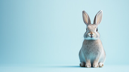 Obraz premium rabbit on a white background