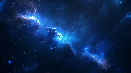 Naklejka premium background blue light star 