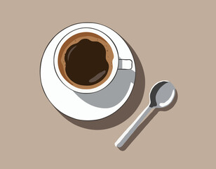 A cup of coffee