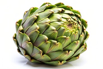 Artichoke on white background