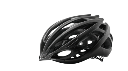 Bicycle helmet on transparent background
