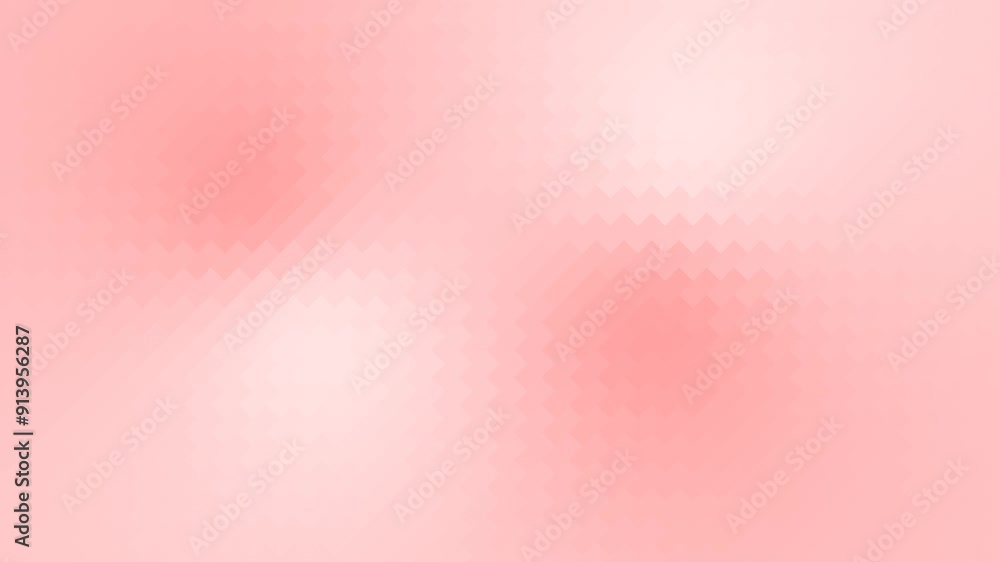 Poster seamless soft, blurred pink diagonal pixelated background with varying shades and light spots loop, 