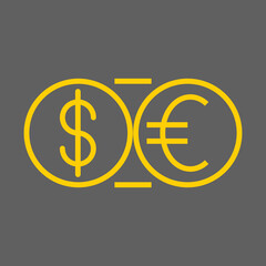 Currency Exchange icon Design