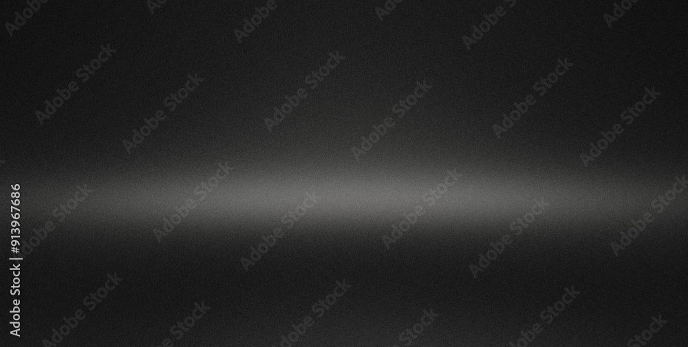 Aufkleber abstract black gradient background with dark noise grain texture and glowing light