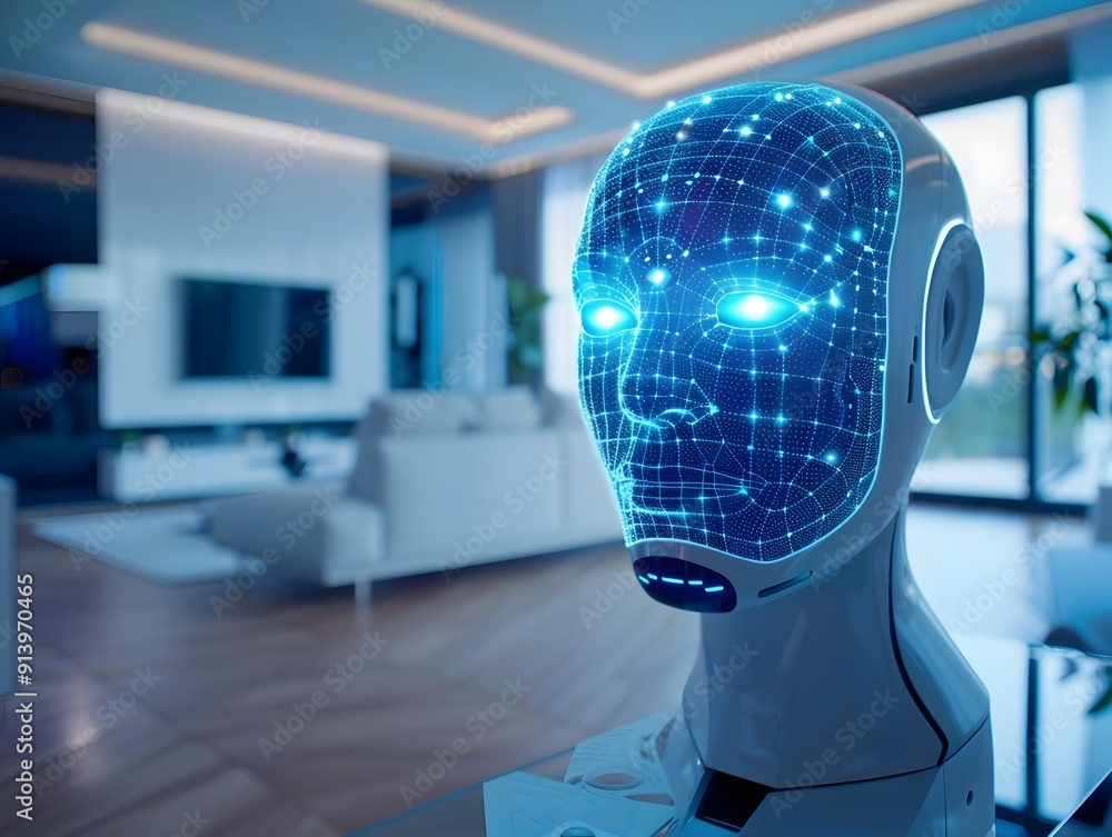 Aufkleber advanced home security system with facial recognition and high tech safety features