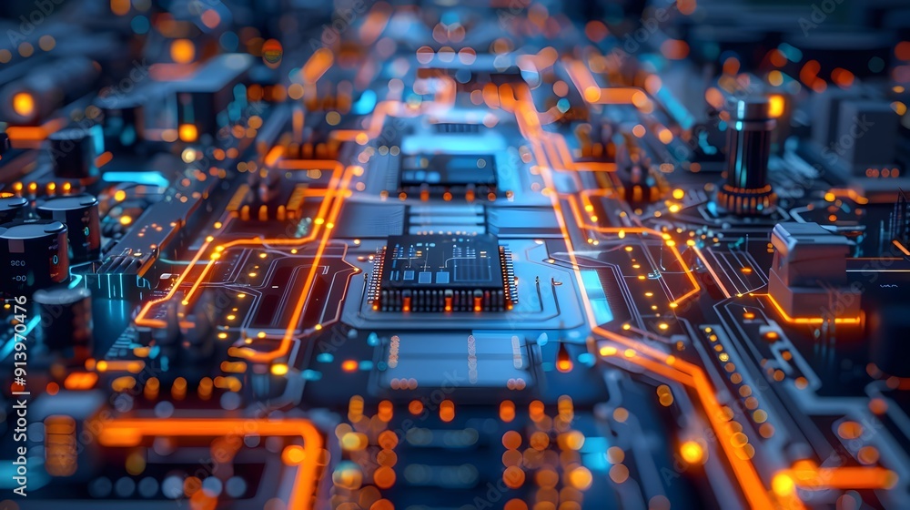 Poster digital twin technology transforming manufacturing with real time data and advanced simulation capab