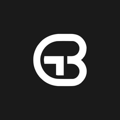 BG logo initial letter design template vector