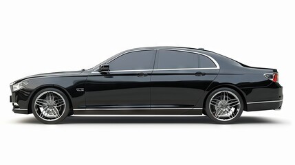 Naklejka premium Luxury car on isolated background