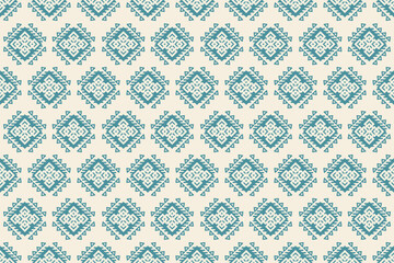 Geometric with triangle ethnic seamless pattern. abstract illustration. design for geometric pattern wallpaper. Tribal ethnic vector texture. Aztec style. Folk embroidery. Indian, Scandinavian, Africa
