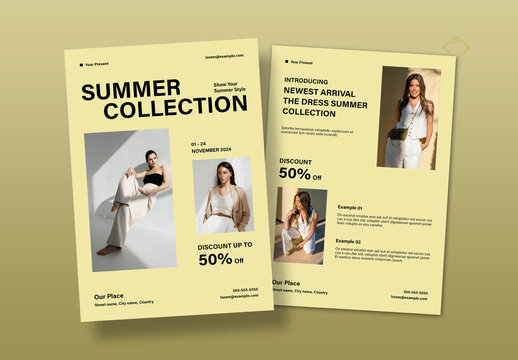 Summer Collection Flyer