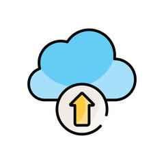 Upload vector icon