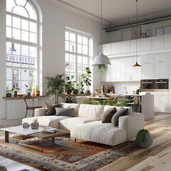  large luxury modern bright interiors Living room , modern living with beautiful  interior design,Modern  room interior with furniture contemporary white apartment ideas