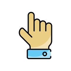 Hand vector icon