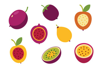 Passionfruit Color Art Illustration Engaging Bright Creative Artistic Colorful Palette