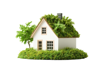 Green Roof House Model