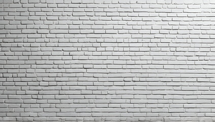 Fototapeta premium Modern white color brick pattern wall texture grunge background vector illustration, Generative AI
