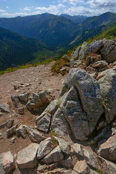 Tatras landscape taken from the Kasprowy Wierch, Poland