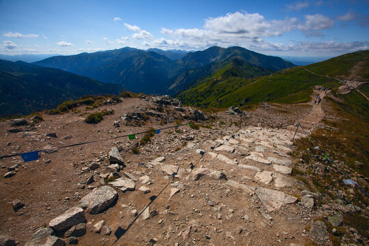Tatras landscape taken from the Kasprowy Wierch, Poland