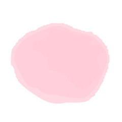 可愛いピンク色の水彩フレーム