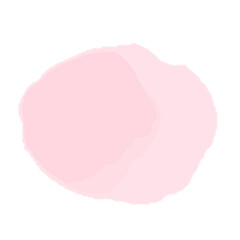 可愛いピンク色の水彩フレーム