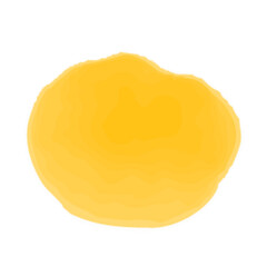 可愛い黄色の水彩フレーム