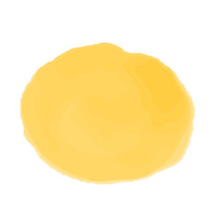 可愛い黄色の水彩フレーム