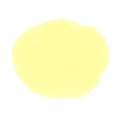 可愛い黄色の水彩フレーム