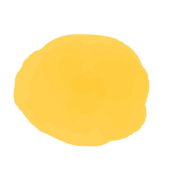 可愛い黄色の水彩フレーム