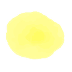 可愛い黄色の水彩フレーム