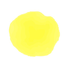 優しい黄緑色の水彩フレーム