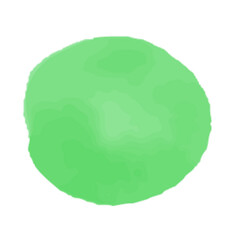 優しい緑色の水彩フレーム