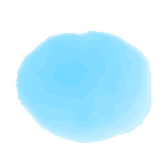 優しい青色の水彩フレーム