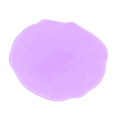 可愛い薄紫色の水彩フレーム