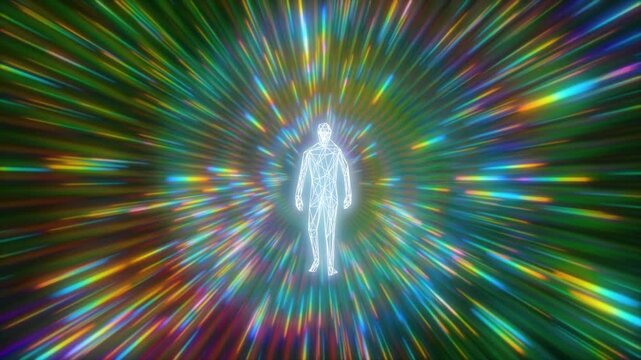 looped 3d animation. a symbolic image of the eternal desire to discover new things
