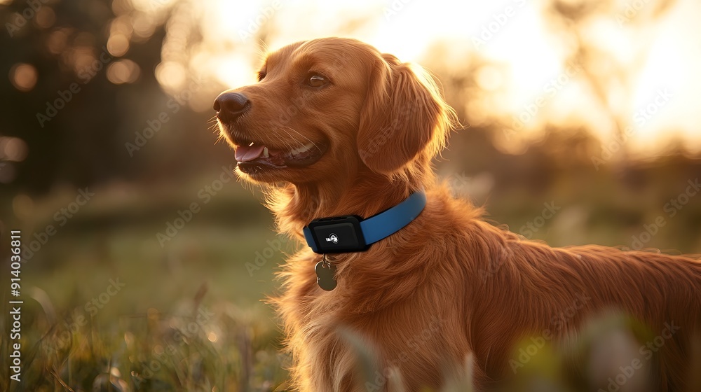 Aufkleber gps-enabled pet collar for secure monitoring and location tracking