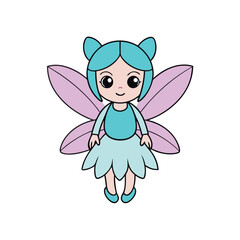 Fairy vector illustration icon