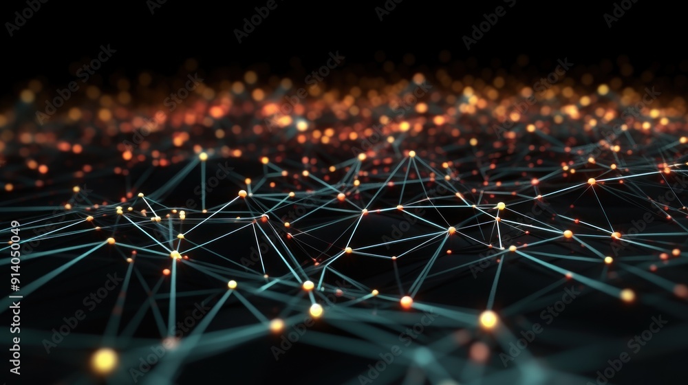 Poster abstract network connection