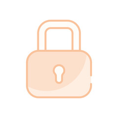 Lock vector icon
