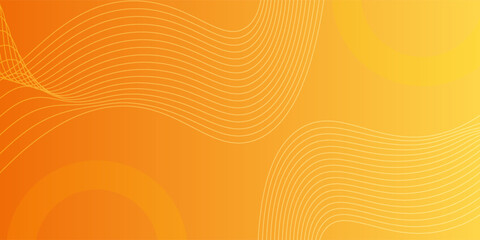 Modern minimal orange background design. Abstract orange banner vector illustration.