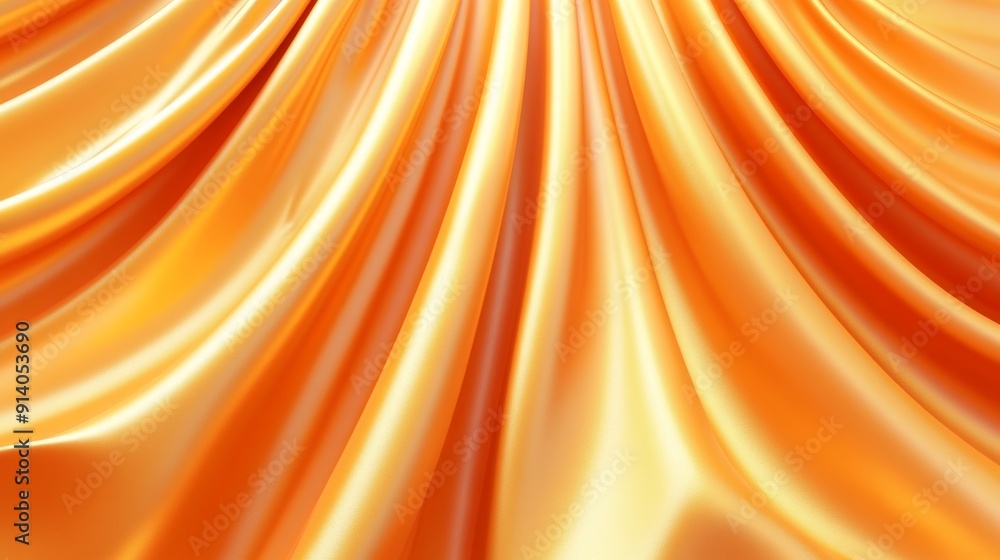 Poster the window casts soft abstract shadows on the orange studio background for presenting products