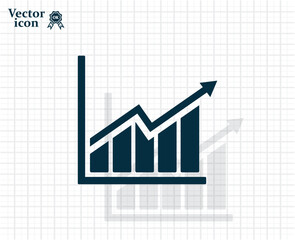 Dark colored vector icon with shadow on a light checkered background