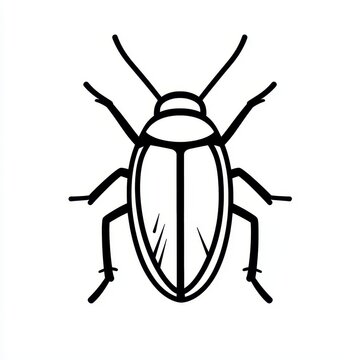 recommend clip art: Basic Cockroach Icon