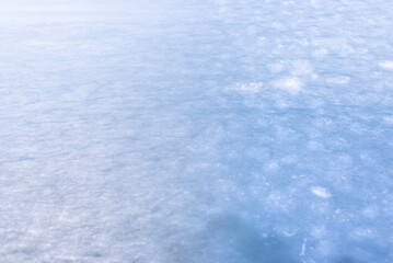 Natural texture of ice, frozen lake  as  background.