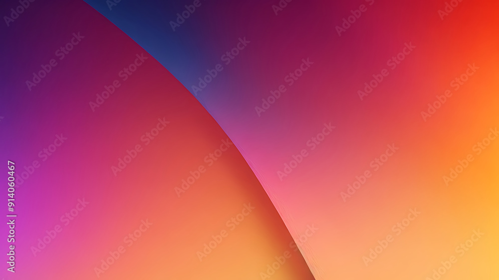 Poster realistic illustration gradient color abstract background with grain texture design.