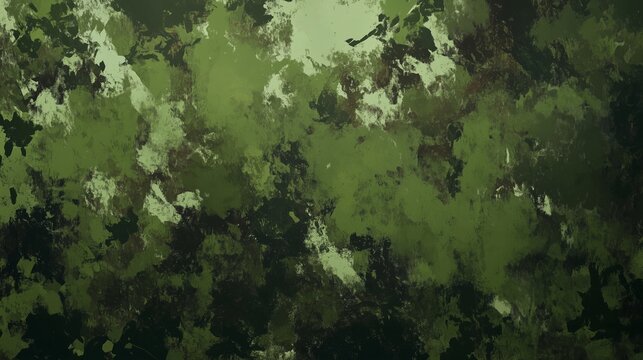 Deep Green Abstract Texture Background Design