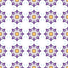 Seamless geometric pattern on a white background, perfect for backgrounds and textures