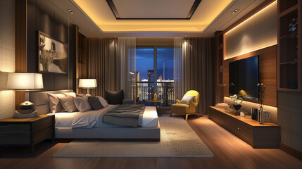 Naklejka premium モダンインテリア